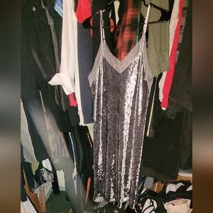 velvet spaghetti strap dress